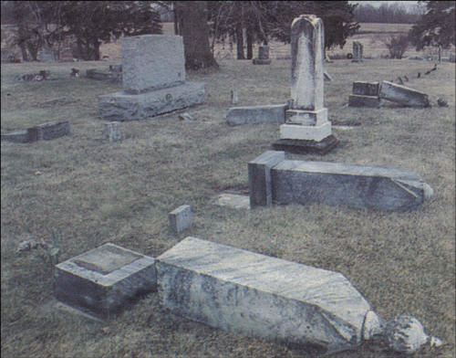 North Pine Valley Cemetery Vandalized, Neillsville, Clark ...