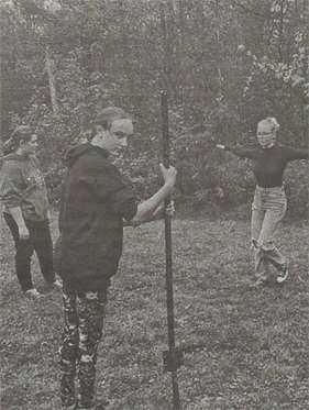 Volunteers prepare Granton Haunted Forest 