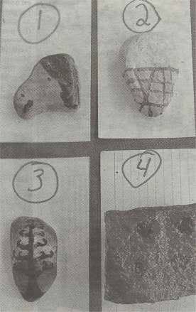 Four winning painted rocks.