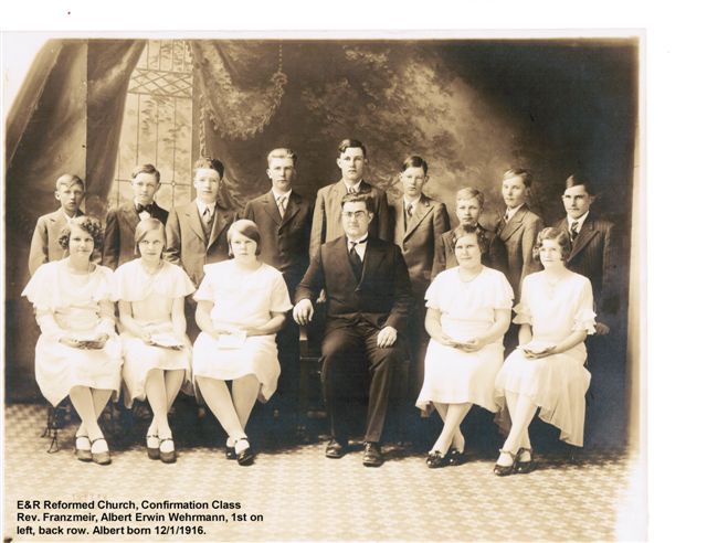Albert E Wehrmann Confirmation Picture
