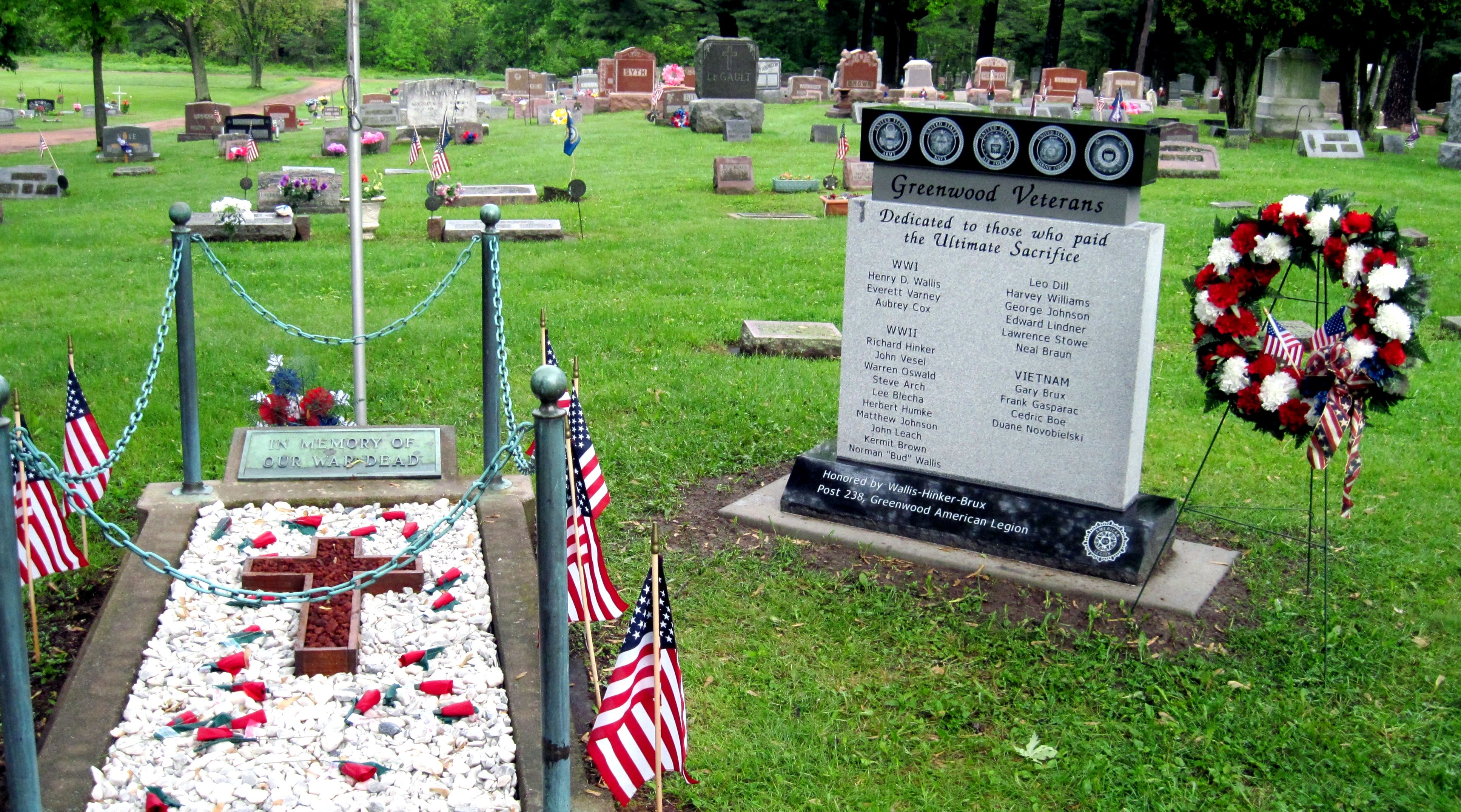 Unknown Tombstone at Eidvold, WI Cemetery; Clark Co., WI Records