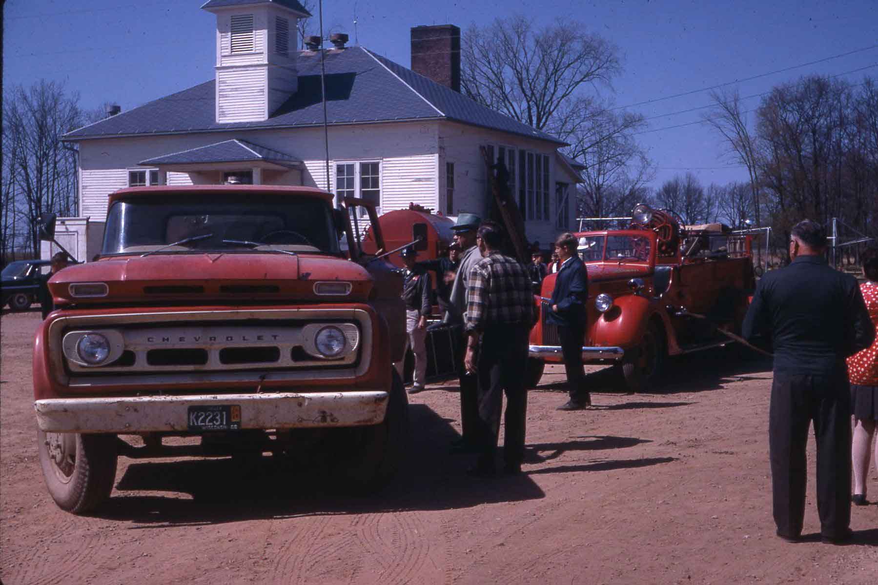 Burning of Old Willard Church