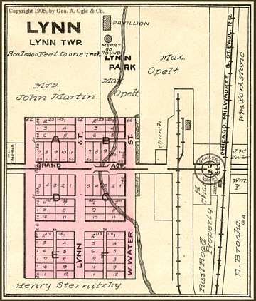 Lynn Map 1905