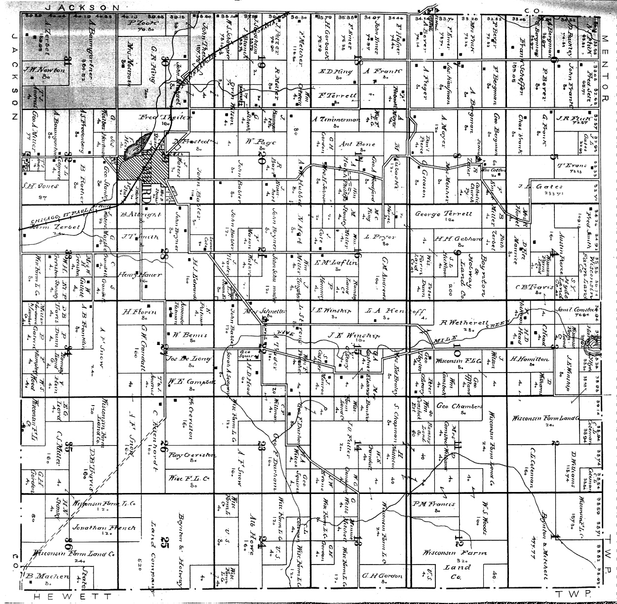 Index of Clark County, Wisconsin Maps & Gazetteers
