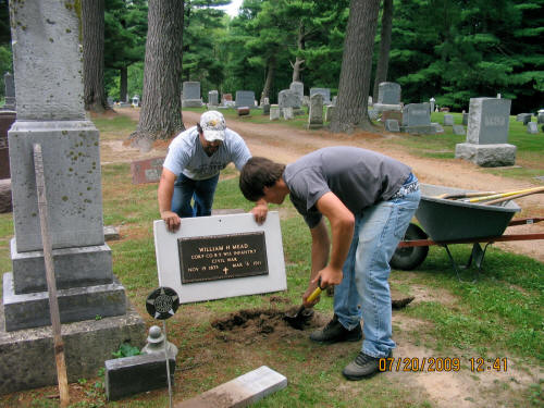 Laying Mead Stone