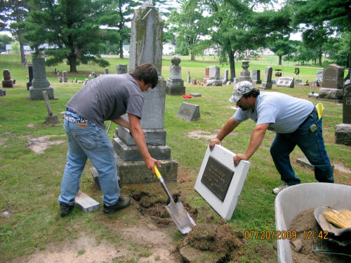 Laying Mead Stone