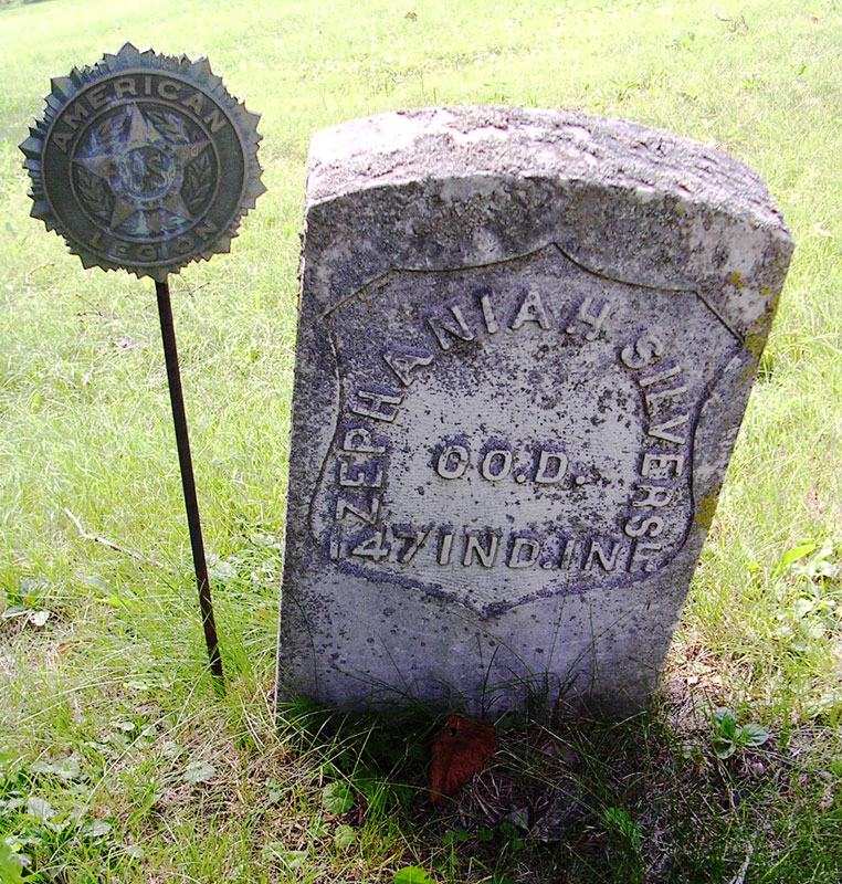 Zephania Silvers Head Stone